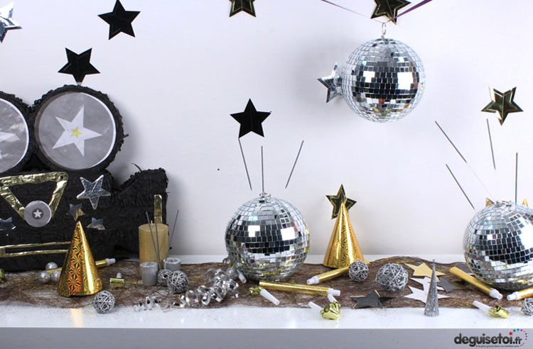 Buffet déco strass et paillettes
